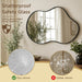 24"X40" Wall Mirror Irregular Mirror for Bathroom Bedroom & Entryway