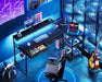 48 Inch L Shaped Gaming Desk with USB Ports - ShipItFurniture