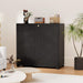 Outdoor Storage Cabinet With Doors Black 34x15x34