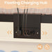 TwinOverTwin Black Metal Bunk Bed With StorageDrawers