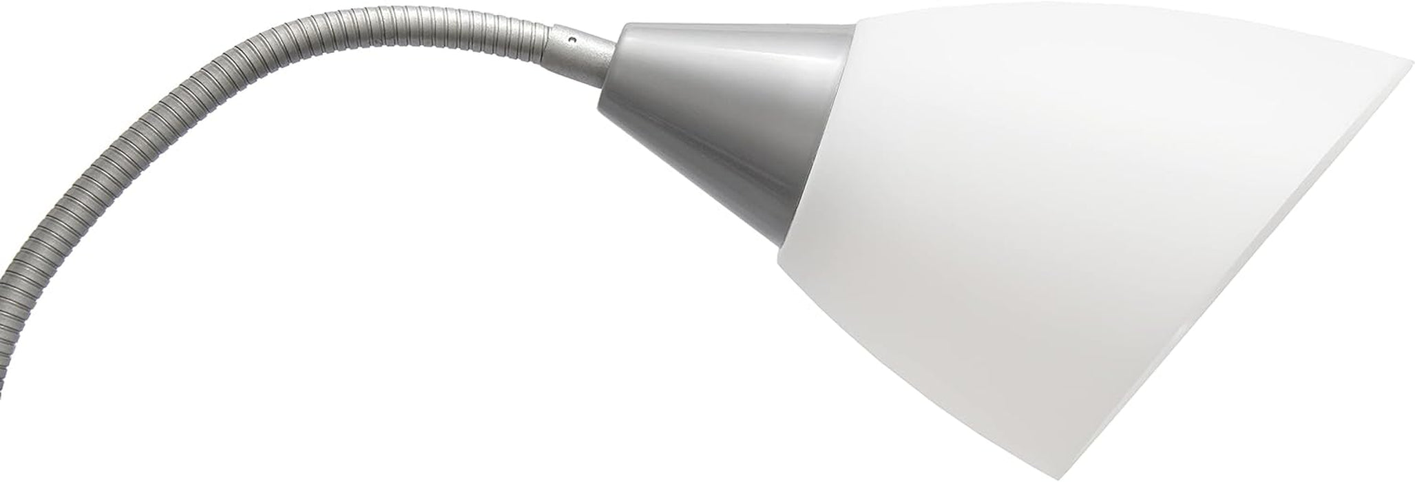 LF2006-SBG 67" Contemporary Multi Head Medusa 5 Light Adjustable Gooseneck Silver Floor Lamp with Blue, White, Gray Shades for Kids Bedroom Playroom Living Room Office