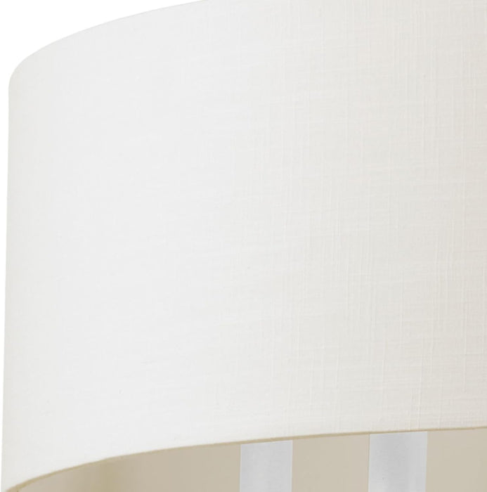 Five Light Chandelier Fixture White Textured Bronze