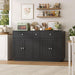 Buffet Cabinet with Storage, 54.7" Large Kitchen Storage Cabinet
