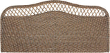 Home Collection Sephina Brown Rattan Headboard (Queen)