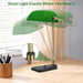 EmeraldGreen Bankers Desk Lamp CastIron Base Swivel