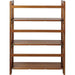 3-Shelf Stackable 27.5" Wide-Chestnut Fold Bookcase