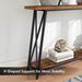 Console Table for Entryway, 63" Industrial Entryway Table, 2-Tier Extra Long Sofa Table behind Couch, X-Shaped Support, for Entryway, Hallway, Living Room, Rustic Brown CTHR4801Z