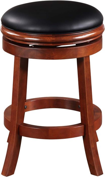 Backless Counter Height Stool, 24-Inch, Cherry