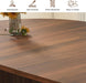 41 In-78 in Extendable Dining Room Table for 4-8, round Expandable Kitchen Table with Fluted Base, Modern Farmhouse Oval Dinner Tables for Dining Room Kitchen Living Room (Walnut)