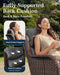 Luxury Outdoor Swivel Rocker Patio Chairs of 2 with Side Table