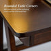 Computer Desk with Drawers, Solid Wood Writing Desk, Mid Century Modern Home Office Desks, Oak Study Table, Small Desk for Bedroom, 29.1 H X 39.4 W X 21.7 D Inches, Walnut