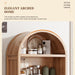 Tall Arched Pantry Cabinet With Adjustable Shelves