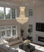 Empire Crystal Chandelier for Dining Room, 14 Light Chandelier Light Fixture for Foyer Entryway Living Room Stairway Bedroom Chrome Finish 24 Inch