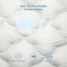 Queen Mattress, 12 Inch Queen Size Mattress in a Box, Upgraded Hybrid Mattresses Pocket Springs, Motion Isolation, Pressure Relief, Medium Firm, Breathable Comfort