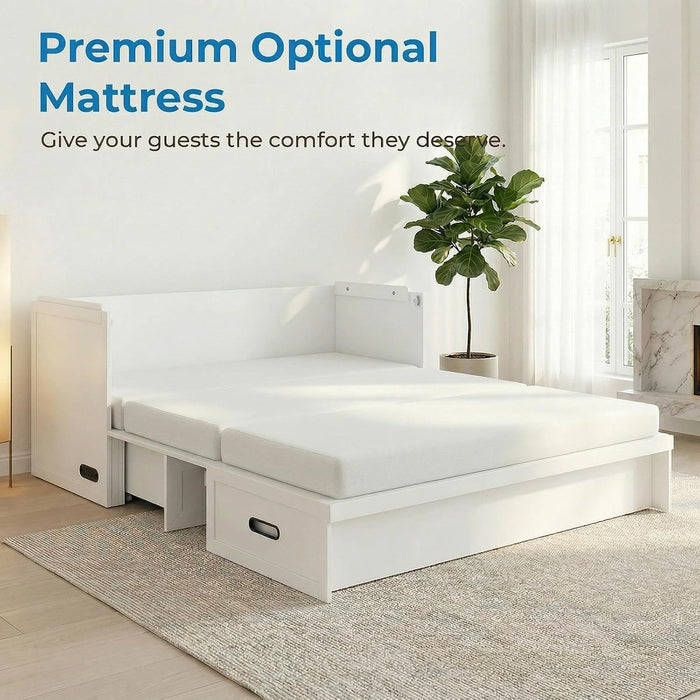 Queen MurphyStyle Cabinetry Bed USB Charging Station