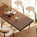 Kitchen Dining Chairs Set of 4 Modern Upholstered Leather Farmhouse Dining Room Chair, Walnut/Beige