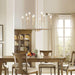 Modern Gold Farmhouse Chandeliers, 12-Light Industrial Metal Chandelier Lighting, Classic Candle Hanging Pendant Light Fixtures for Kitchen, Dining Room, Living Room, Entryway