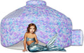Air Tent for Kids (77” X 50”) Builds in 30 Sec, Toddler Tents Indoor for Imaginative Play, Spacious Kids Forts Indoor Playhouse for Boys & Girls Ages 3-14 (Fan Not Incl) (Mermaind Magic Fort)