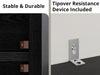 70-Inch Tall Industrial-Grade 6-Shelf Bookcases With Doors