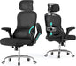 Ergonomic Office Chair - 330LBS Computer Desk Chair with Headrest&Lumbar
