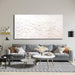 Large Abstract Mountain Wall Art White and Gold Wall Decor Aesthetic Canvas Painting Hanging Artwork for Living Room Bedroom Dining Room Office Home Decor 30X60 Inch