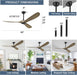 Expert Design 52 Inch Indoor Outdoor Ceiling Fan