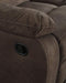 Faux Leather Recliner Loveseat - Brown