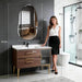 Irregular Wall Miror,36X24 Asymmetrical Frameless Bathroom Mirror