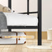Black Twin Over Twin ReinforcedSteelFrame Bunk Bed
