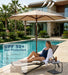 Patiokingdom 10FT Patio Umbrella with Push Button Tilt and Crank, Outdoor Market Umbrella with 8 Fiberglass Ribs, UV Protection Table Umbrella for Pool,Backyard,Garden,Deck