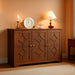 Sideboard Buffet Cabinet with Storage, 56" Modern Sideboard, Brown