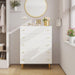 Farmhouse 5 Drawer Dresser for Bedroom, 43"Tall Wood Chest of Large Drawers