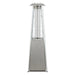 10000 BTU Portable Stainless Steel Tabletop Patio Heater with Glass Tube