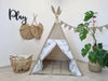 Olive Green Teepee Tent for Kids | Toddler Playhouse with Neutral Teepee Design | Indoor Playzone for Boys & Girls