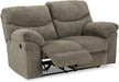 Tufted Recliner Loveseat - Light Gray