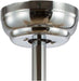 Contemporary Reversible Chrome Lighting Ceiling Fan