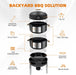Vertical Charcoal Smoker Grills: Premium 20.5 Inch BBQ Meat Smokers - Barbecue Charcoal Grill Smoker Combo for Outdoor Cooking Patio Backyard Picnic Party Grilling