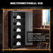 SeventyThreeInch Black Metal Rolling Cabinet Lockable