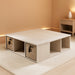 Avilla Full Storage Bed with Baskets, Double, Winter Oak and Rattan