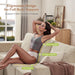106 Inch Cloud Sectional Sofa Beige ContemporarySofa