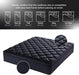 Premium 12 Inch Queen Size Mattress - Black Diamond Quilted, Individual Pocket Spring & Memory Foam Top, Luxurious Support, Pressure Relief