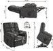 Oversized Power Lift Recliner Big Man 400Lbs, Extra Wide Recliner Chair with Lifts Vertically for Elderly, Features Cup Holder, Heat and Massage, Zero Gravity Lay Flat for Adults (Grey)