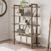 Signature Design by Ashley Roanhowe Contemporary 5-Tier 71" Bookcase, Light Brown