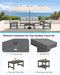 HDPE Outdoor Patio Furniture Set Outdoor Couch