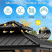 10X10 Ft Double Roof Hardtop Gazebo, Heavy Duty Galvanised Steel Hardtop Pavilion with Nettings and Curtains, Metal Roof Gazebo for Patio, Terrace, Lawn and Deck, Brown