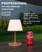 Outdoor Cordless LED Table Lamp Waterproof Rechargeable