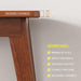 Mid-Century Long Desk Table - 63" Simple Modern Extra Long 2-Person Wood Computer Workstation for Home Office Work in Walnut, 63" W X 20" D