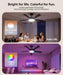 Smart Reversible Dc Motor Led Ceiling Fan