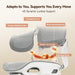 B100 PRO Ergonomic Office Chair with Footrest, 4D Flip-Up Armrests