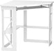 Corner Desk Computer Desk Writing Table with Smooth Keyboard Tray & Storage Shelves,Compact Home Office Triangle Table,White